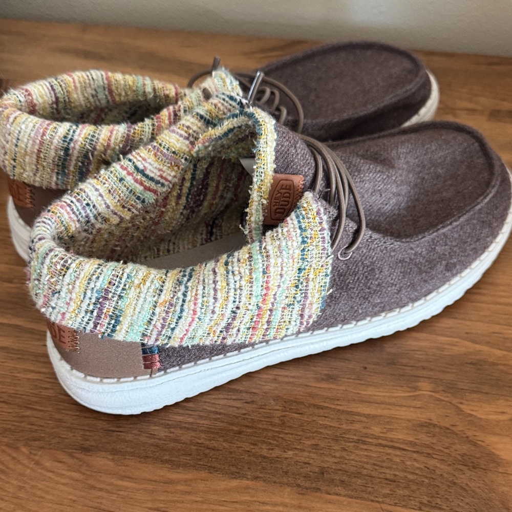 Hey Dude Women's Shoes in Brown and Multicolor